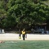 Malaysia, Kapas, Gemia Island, beach, view from water