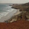 Oman, Sarab beach, view from above