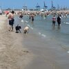 Spain, Valencia, Pinedo beach, water edge