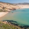 Tunisia, El Gleaa beach, view from above