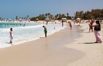 United Arab Emirates (UAE), Dubai, Al Mamzar beach