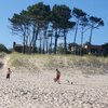 Uruguay, Las Toscas beach, trees